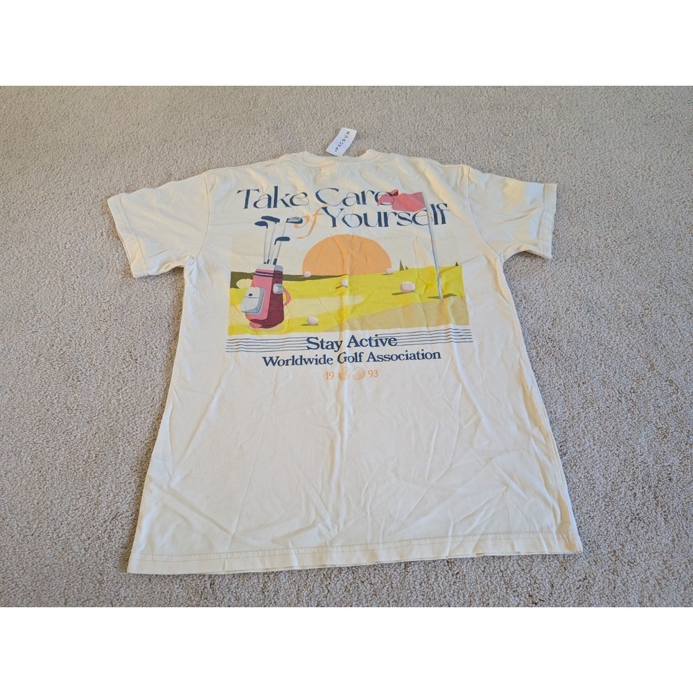 Pacsun Take Care of Yourself Golf Association Oversize Tee Womens Med NWT